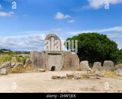 Tomba dei Giganti, Sardaigne, Italie, Europe. Banque D'Images