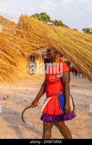 Guinee Bissau, l'archipel des Bijagos répertorié comme se réserve Biosphère par l'UNESCO, Imbone island, parc national d'Orango Banque D'Images