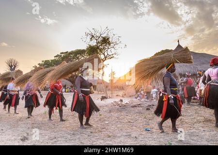 Guinee Bissau, l'archipel des Bijagos répertorié comme se réserve Biosphère par l'UNESCO, Imbone island, parc national d'Orango Banque D'Images