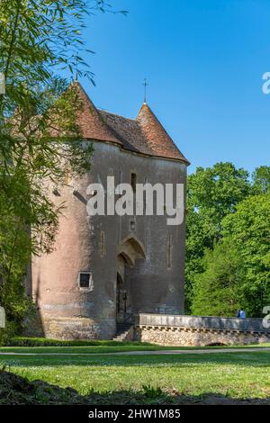 France, cher, Berry, Château d'Ainay le vieil, la route Jacques coeur Banque D'Images