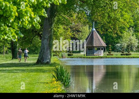 France, cher, Berry, Château d'Ainay le vieil, la route Jacques coeur Banque D'Images