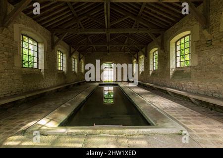 France, Aube, la Côte des Bar, Loches sur Ource, buanderie Banque D'Images