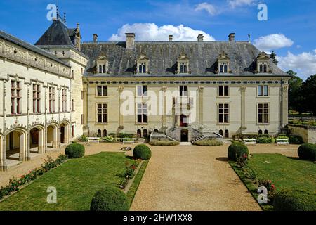 La France, dans le Maine et Loire, Anjou, Brézé, Château de Brézé, datée du 16 ème siècle Banque D'Images