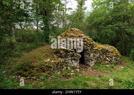 France, Aube, la Côte des Bar, Courteron, cadole de Champagne Banque D'Images