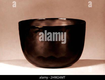 Art inspiré par Finger Bowl, après 1886, fait à East Cambridge, Massachusetts, États-Unis, américain, verre soufflé, H. 2 15/16 po (7,5 cm) ; diamètre 4 9/16 po (11,6 cm), Glass, New England Glass Company (American, East Cambridge, Massachusetts, 1818–1888, œuvres classiques modernisées par Artotop avec une touche de modernité. Formes, couleur et valeur, impact visuel accrocheur sur l'art émotions par la liberté d'œuvres d'art d'une manière contemporaine. Un message intemporel qui cherche une nouvelle direction créative. Artistes qui se tournent vers le support numérique et créent le NFT Artotop Banque D'Images