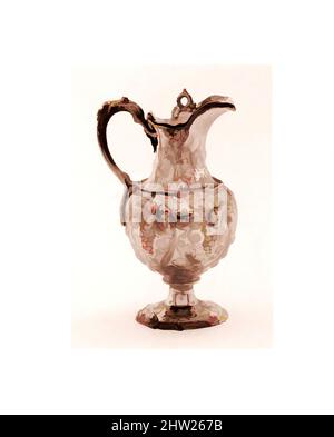 Art inspiré par Milk Pot, 1850, fabriqué à New York, New York, États-Unis, américain, argent, 8 5/16 x 5 1/16 x 4 3/16 po (21,1 x 12,8 x 10,6 cm) ; 15 oz. 16 l/h (491,6 g), argent, John C. Moore (env. 1802–1874), en 1850, Marshall Lefferts, président de New York et de la Nouvelle-Angleterre et, Classic œuvres modernisées par Artotop avec un peu de modernité. Formes, couleur et valeur, impact visuel accrocheur sur l'art émotions par la liberté d'œuvres d'art d'une manière contemporaine. Un message intemporel qui cherche une nouvelle direction créative. Artistes qui se tournent vers le support numérique et créent le NFT Artotop Banque D'Images