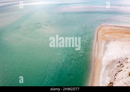 Plage de Dooey par Lettermaceward dans le comté de Donegal - Irlande. Banque D'Images