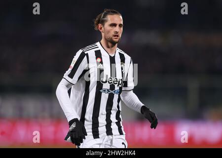 Florence, Italie, 2nd mars 2022. Adrien Rabiot de Juventus pendant le match de Coppa Italia au Stadio Artemio Franchi, Florence. Le crédit photo devrait se lire: Jonathan Moscrop / Sportimage Banque D'Images