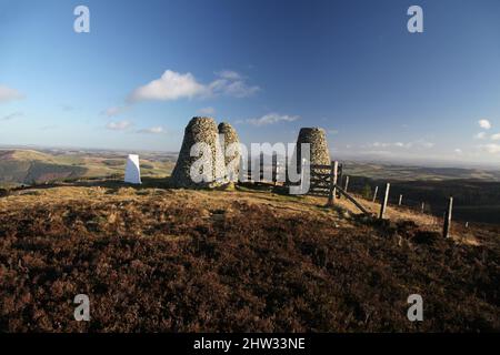 Une promenade à travers les Southern Uplands pour voir les trois frères Banque D'Images