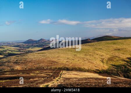 Une promenade à travers les Southern Uplands pour voir les trois frères Banque D'Images