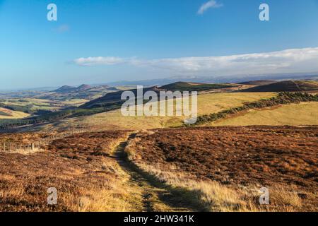 Une promenade à travers les Southern Uplands pour voir les trois frères Banque D'Images