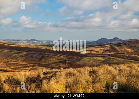 Une promenade à travers les Southern Uplands pour voir les trois frères Banque D'Images