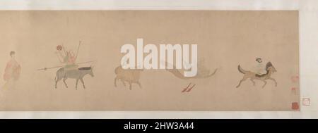 Art inspiré par 明 傳仇英 五星二十八宿神形圖 卷, Divinités des planètes et constellations, dynastie Ming (1368–1644), 16th siècle, Chine, Handscroll; Encre et couleur sur papier, image : 7 9/16 x 158 1/4 po. (19,2 x 402 cm), peintures, attribuées à Qiu Ying (chinois, env. 1495–1552), le sujet et, les œuvres classiques modernisées par Artotop avec un peu de modernité. Formes, couleur et valeur, impact visuel accrocheur sur l'art émotions par la liberté d'œuvres d'art d'une manière contemporaine. Un message intemporel qui cherche une nouvelle direction créative. Artistes qui se tournent vers le support numérique et créent le NFT Artotop Banque D'Images