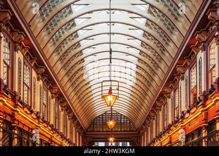 Leadenhall Market, London, England, UK Banque D'Images