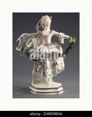 Art inspiré par Dancer, ca. 1785, allemand, Fulda, porcelaine à pâte dure, hauteur : 6 3/4 po. (17,1 cm), céramique-porcelaine, d'après une peinture de Nicolas Lancret (français, Paris 1690–1743 Paris, oeuvres classiques modernisées par Artotop avec une touche de modernité. Formes, couleur et valeur, impact visuel accrocheur sur l'art émotions par la liberté d'œuvres d'art d'une manière contemporaine. Un message intemporel qui cherche une nouvelle direction créative. Artistes qui se tournent vers le support numérique et créent le NFT Artotop Banque D'Images