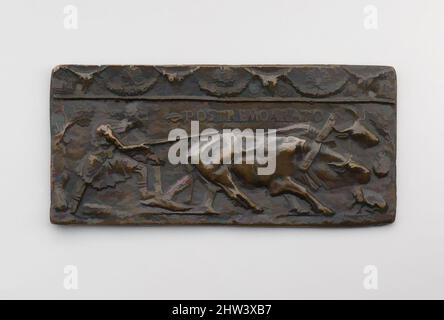 L'art inspiré par le 15th décembre à la Plough, italien, Rome, Bronze, Total (confirmé) : H. 2 1/2 x W. 5 5/16 x D. 1/8 po. (6,4 x 13,6 x 0,4 cm), médailles et plaquettes, Filarete (Antonio di Pietro Averlino) (italien, Florence ca. 1400 environ 1469 Rome), Filarete a été le, des œuvres classiques modernisées par Artotop avec un peu de modernité. Formes, couleur et valeur, impact visuel accrocheur sur l'art émotions par la liberté d'œuvres d'art d'une manière contemporaine. Un message intemporel qui cherche une nouvelle direction créative. Artistes qui se tournent vers le support numérique et créent le NFT Artotop Banque D'Images