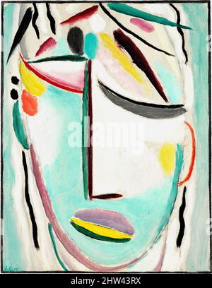 Alexej von Jawlensky - Abstract Head - Saveurs face Martyr - 1919 Banque D'Images