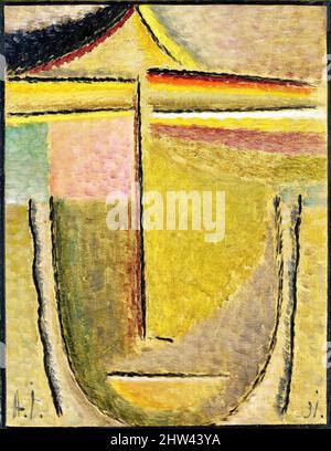 Alexej von Jawlensky - Chef abstrait - Apollon - Dieu Soleil - 1931 Banque D'Images