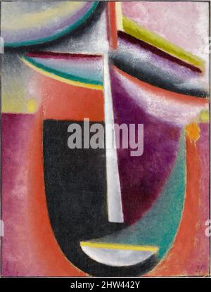 Alexej von Jawlensky - tête abstraite - Mysterium - 1925 Banque D'Images