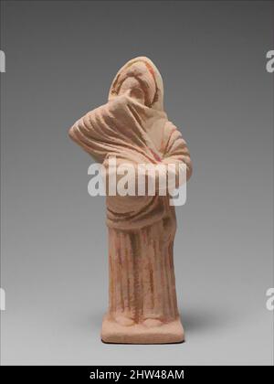 Art inspiré de la statuette en terre cuite d'un acteur, ancien classique, fin 5th–début 4th siècle avant J.-C., grec, Attique, terre cuite, H. 4 3/16 po. (10,6 cm), terracottas, quatorze de ces chiffres auraient été trouvés ensemble dans un enterrement à Attica. Ils sont parmi les plus anciens connus, les œuvres classiques modernisées par Artotop avec une touche de modernité. Formes, couleur et valeur, impact visuel accrocheur sur l'art émotions par la liberté d'œuvres d'art d'une manière contemporaine. Un message intemporel qui cherche une nouvelle direction créative. Artistes qui se tournent vers le support numérique et créent le NFT Artotop Banque D'Images