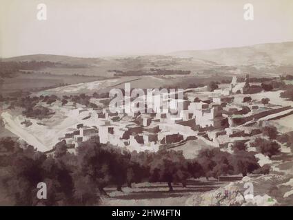 Art inspiré par vue générale de Bethany - vue générale de Bethany, ca. 1880, imprimé argentique, photographies, Félix Bonfils (français, 1831–1885, Œuvres classiques modernisées par Artotop avec une touche de modernité. Formes, couleur et valeur, impact visuel accrocheur sur l'art émotions par la liberté d'œuvres d'art d'une manière contemporaine. Un message intemporel qui cherche une nouvelle direction créative. Artistes qui se tournent vers le support numérique et créent le NFT Artotop Banque D'Images