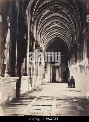 Art inspiré par les cloîtres de l'église Saint Jean des Rois, Tolède, Espagne, ca. 1858, impression argentée en verre négatif, 41,6 x 31,7 cm. (16 3/8 x 12 1/2 po.), photographies, Charles Clifford (gallois, 1819–1863), une des légions de photographes britanniques dispersés, œuvres classiques modernisées par Artotop avec une touche de modernité. Formes, couleur et valeur, impact visuel accrocheur sur l'art émotions par la liberté d'œuvres d'art d'une manière contemporaine. Un message intemporel qui cherche une nouvelle direction créative. Artistes qui se tournent vers le support numérique et créent le NFT Artotop Banque D'Images