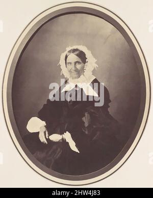 Art inspiré par Portrait d'une femme âgée, 1850s–60s, impression argentée d'albumine à partir d'un négatif en verre, 16,7 x 13,4 cm. (6 9/16 x 5 1/4 po.), photographies, Franz Antoine (autrichien, 1814–1882, œuvres classiques modernisées par Artotop avec une touche de modernité. Formes, couleur et valeur, impact visuel accrocheur sur l'art émotions par la liberté d'œuvres d'art d'une manière contemporaine. Un message intemporel qui cherche une nouvelle direction créative. Artistes qui se tournent vers le support numérique et créent le NFT Artotop Banque D'Images