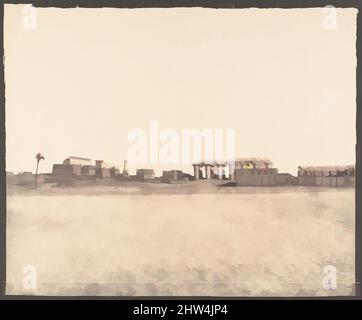 Art inspiré par Louksor (Thèbes), vue générale des ruines, 1851–52, imprimé sur papier salé à partir d'un négatif, 25,4 x 30,8 cm (10 x 12 1/8 po. ), photographies, Félix Teynard (français, 1817–1892, oeuvres classiques modernisées par Artotop avec une touche de modernité. Formes, couleur et valeur, impact visuel accrocheur sur l'art émotions par la liberté d'œuvres d'art d'une manière contemporaine. Un message intemporel qui cherche une nouvelle direction créative. Artistes qui se tournent vers le support numérique et créent le NFT Artotop Banque D'Images