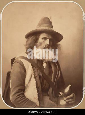 Art inspiré par un musicien de rue italien, ca. 1856, impression argentée d'albumine de verre négatif, image: 34 x 26,4 cm (13 3/8 x 10 3/8 po.), partiellement obscurci par le dessus, photographies, Gustave le Gray (français, 1820–1884, oeuvres classiques modernisées par Artotop avec une touche de modernité. Formes, couleur et valeur, impact visuel accrocheur sur l'art émotions par la liberté d'œuvres d'art d'une manière contemporaine. Un message intemporel qui cherche une nouvelle direction créative. Artistes qui se tournent vers le support numérique et créent le NFT Artotop Banque D'Images