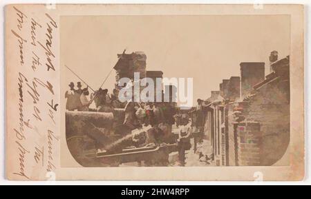 Art inspiré par l'évacuation de fort Sumter, avril 1861, avril 1861, impression argentée d'albumine de verre négatif, image: 1 15/16 × 3 1/8 po. (5 × 7,9 cm), photographies, attribuées à Alma A. Pelot (américain, active Charleston, Caroline du Sud, 1850s–1860s), Attrobuted à Jesse H. Bolles (, œuvres classiques modernisées par Artotop avec un peu de modernité. Formes, couleur et valeur, impact visuel accrocheur sur l'art émotions par la liberté d'œuvres d'art d'une manière contemporaine. Un message intemporel qui cherche une nouvelle direction créative. Artistes qui se tournent vers le support numérique et créent le NFT Artotop Banque D'Images