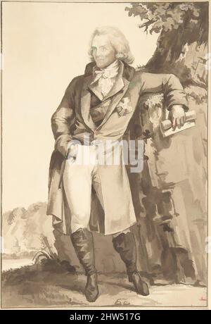 Art inspiré par Portrait de Sir Benjamin Thompson, Comte von Rumford, s.d., Brush and Brown wash sur le sous-dessin graphite, 6 5/8 x 4 1/2in. (16,8 x 11,4cm), dessins, Jean-Baptiste-François Bosio (français, Monaco 1764–1827 Paris, oeuvres classiques modernisées par Artotop avec une touche de modernité. Formes, couleur et valeur, impact visuel accrocheur sur l'art émotions par la liberté d'œuvres d'art d'une manière contemporaine. Un message intemporel qui cherche une nouvelle direction créative. Artistes qui se tournent vers le support numérique et créent le NFT Artotop Banque D'Images