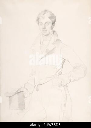 Art inspiré par Lancelot-Théodore, comte Turpin de Crissé, n.d., Graphite, 11 5/8 x 8 9/16 po. (29,5 x 21,8 cm), dessins, Jean Auguste Dominique Ingres (Français, Montauban 1780–1867 Paris, oeuvres classiques modernisées par Artotop avec une touche de modernité. Formes, couleur et valeur, impact visuel accrocheur sur l'art émotions par la liberté d'œuvres d'art d'une manière contemporaine. Un message intemporel qui cherche une nouvelle direction créative. Artistes qui se tournent vers le support numérique et créent le NFT Artotop Banque D'Images