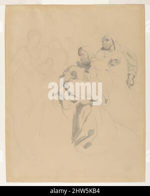 Art inspiré par l'adoration des Mages, d'après Rubens 'adoration des Mages', ca. 1830, Graphite sur papier vélin, feuille : 10 1/8 x 7 13/16 po. (25,7 x 19,9 cm), dessins, Eugène Delacroix (français, Charenton-Saint-Maurice 1798–1863 Paris, oeuvres classiques modernisées par Artotop avec une touche de modernité. Formes, couleur et valeur, impact visuel accrocheur sur l'art émotions par la liberté d'œuvres d'art d'une manière contemporaine. Un message intemporel qui cherche une nouvelle direction créative. Artistes qui se tournent vers le support numérique et créent le NFT Artotop Banque D'Images