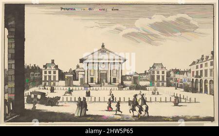 Art inspiré par la Piazza à Covent Garden, CA. 1647, Décapage ; deuxième état de deux, feuille : 5 11/16 po. × 10 po (14,4 × 25,4 cm), estampes, Venceslaus Hollar (Bohemian, Prague 1607–1677 Londres), vue sur le marché de Covent Garden vers l'église St Paul, œuvres classiques modernisées par Artotop avec une touche de modernité. Formes, couleur et valeur, impact visuel accrocheur sur l'art émotions par la liberté d'œuvres d'art d'une manière contemporaine. Un message intemporel qui cherche une nouvelle direction créative. Artistes qui se tournent vers le support numérique et créent le NFT Artotop Banque D'Images