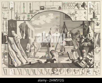 Art inspiré par l'analyse de la beauté, planche 1, 5 mars 1753, gravure et gravure; troisième état de trois, feuille : 15 1/4 x 19 11/16 pouces (38,8 x 50 cm), Prints, William Hogarth (Britannique, Londres 1697–1764 Londres, œuvres classiques modernisées par Artotop avec une touche de modernité. Formes, couleur et valeur, impact visuel accrocheur sur l'art émotions par la liberté d'œuvres d'art d'une manière contemporaine. Un message intemporel qui cherche une nouvelle direction créative. Artistes qui se tournent vers le support numérique et créent le NFT Artotop Banque D'Images