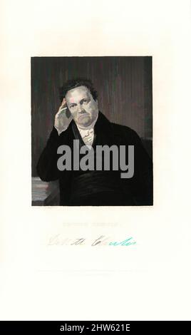 Art inspiré par le National Portrait Gallery of Distinguished Americans, vol. II, 1835, illustrations : gravure, 10 13/16 x 7 1/2 po. (27,5 x 19 cm), Livres, oeuvres classiques modernisées par Artotop avec une touche de modernité. Formes, couleur et valeur, impact visuel accrocheur sur l'art émotions par la liberté d'œuvres d'art d'une manière contemporaine. Un message intemporel qui cherche une nouvelle direction créative. Artistes qui se tournent vers le support numérique et créent le NFT Artotop Banque D'Images