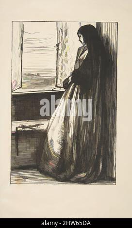 Art inspiré par l'illustration du comte Burckhardt (une fois par semaine), 1862, gravure en bois; épreuve, feuille: 6 3/16 x 4 po. (15,7 x 10,2 cm), Prints, d'après James McNeill Whistler (American, Lowell, Massachusetts 1834–1903 London, Classic œuvres modernisées par Artotop avec une touche de modernité. Formes, couleur et valeur, impact visuel accrocheur sur l'art émotions par la liberté d'œuvres d'art d'une manière contemporaine. Un message intemporel qui cherche une nouvelle direction créative. Artistes qui se tournent vers le support numérique et créent le NFT Artotop Banque D'Images