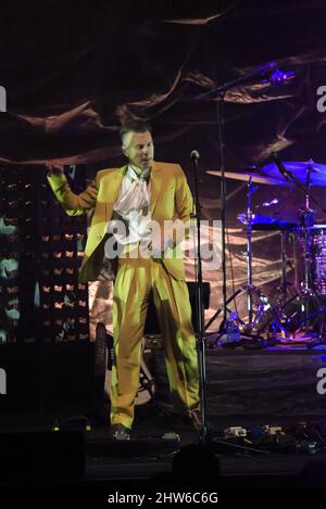 Rome, Italie. 03rd mars 2022. Asaf Avidan en concert pendant Anagnorisis Tour Auditorium Parco della Musica Rome, ItalieMars 3, 2022 crédit: Independent photo Agency/Alamy Live News Banque D'Images