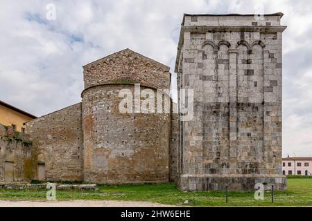 Basilique Saint-Pierre l'Apôtre à San Piero a Grado, Pise, Italie Banque D'Images