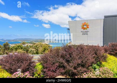 National Anzac Centre, un musée moderne commémorant l'ANZACS de la première Guerre mondiale, surplombant le détroit de King George, Albany, Australie occidentale, Australie Banque D'Images