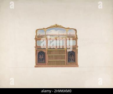 Art inspiré par Design for a Cabinet, 1830–90, encre, aquarelle et gouache, Anonyme, British, 19th Century, Classic œuvres modernisées par Artotop avec une touche de modernité. Formes, couleur et valeur, impact visuel accrocheur sur l'art émotions par la liberté d'œuvres d'art d'une manière contemporaine. Un message intemporel qui cherche une nouvelle direction créative. Artistes qui se tournent vers le support numérique et créent le NFT Artotop Banque D'Images