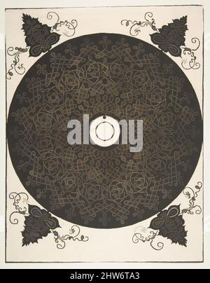 Art inspiré par « le quatrième Knot ». Rond-point entrelacé avec médaillon rond dans son centre, 1521 avant, coupe de bois, feuille: 10 3/4 x 8 3/8 po. (27,3 x 21,2 cm), Albrecht Dürer (allemand, Nuremberg 1471–1528 Nuremberg), d'après Leonardo da Vinci (italien, Vinci 1452–1519 Amboise) (ou atelier, oeuvres classiques modernisées par Artotop avec une touche de modernité. Formes, couleur et valeur, impact visuel accrocheur sur l'art émotions par la liberté d'œuvres d'art d'une manière contemporaine. Un message intemporel qui cherche une nouvelle direction créative. Artistes qui se tournent vers le support numérique et créent le NFT Artotop Banque D'Images