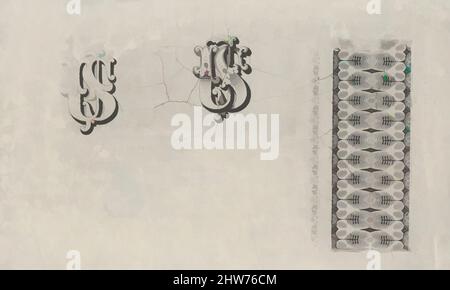 Art inspiré par les motifs de Banknote: Bande de travail de tour ornement et deux monogrammes utilisant les lettres U.S., ca. 1824–42, gravure sur un collet de chine, plaque : 2 5/16 x 3 7/8 po. (5,9 x 9,9 cm), imprimés, associés à Cyrus Durand (américain, 1787–1868, oeuvres classiques modernisées par Artotop avec une touche de modernité. Formes, couleur et valeur, impact visuel accrocheur sur l'art émotions par la liberté d'œuvres d'art d'une manière contemporaine. Un message intemporel qui cherche une nouvelle direction créative. Artistes qui se tournent vers le support numérique et créent le NFT Artotop Banque D'Images