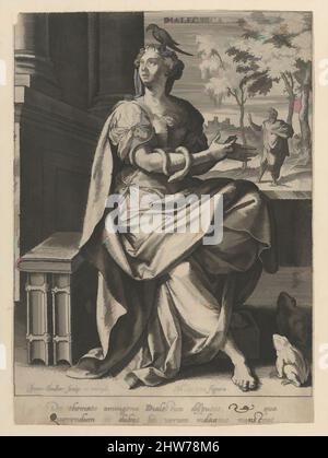 Art inspiré par Dialectica de sept arts libéraux, 16th siècle, gravure, 5 3/4 x 4 1/4 po. (14,6 x 10,8 cm), Prints, Johann Sadeler I (pays-Bas, Bruxelles 1550–1600/1601 Venise), après Maerten de vos (pays-Bas, Anvers 1532–1603 Anvers, oeuvres classiques modernisées par Artotop avec une touche de modernité. Formes, couleur et valeur, impact visuel accrocheur sur l'art émotions par la liberté d'œuvres d'art d'une manière contemporaine. Un message intemporel qui cherche une nouvelle direction créative. Artistes qui se tournent vers le support numérique et créent le NFT Artotop Banque D'Images