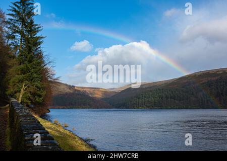 Le Derbyshire supérieur de Derwent Valley Banque D'Images