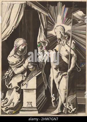 Art inspiré par des copies gravées de la petite passion, s.d., gravure, pour toute la série: Plaque env. : 5 x 3 13/16 po. (12,7 x 9,7 cm), tirages, d'après Albrecht Dürer (allemand, Nuremberg 1471–1528 Nuremberg, œuvres classiques modernisées par Artotop avec une touche de modernité. Formes, couleur et valeur, impact visuel accrocheur sur l'art émotions par la liberté d'œuvres d'art d'une manière contemporaine. Un message intemporel qui cherche une nouvelle direction créative. Artistes qui se tournent vers le support numérique et créent le NFT Artotop Banque D'Images