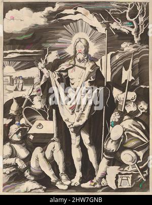 Art inspiré par des copies gravées de la petite passion, s.d., gravure, pour toute la série: Plaque env. : 5 x 3 13/16 po. (12,7 x 9,7 cm), tirages, d'après Albrecht Dürer (allemand, Nuremberg 1471–1528 Nuremberg, œuvres classiques modernisées par Artotop avec une touche de modernité. Formes, couleur et valeur, impact visuel accrocheur sur l'art émotions par la liberté d'œuvres d'art d'une manière contemporaine. Un message intemporel qui cherche une nouvelle direction créative. Artistes qui se tournent vers le support numérique et créent le NFT Artotop Banque D'Images