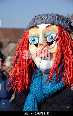 SUISSE, Bâle, Carnaval, Fasnacht, UNESCO, Patrimoine culturel immatériel de l'humanité Banque D'Images