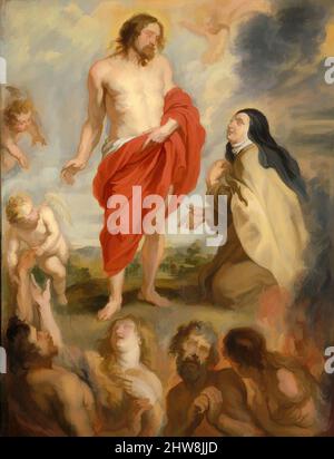 Art inspiré par Saint Teresa d'Ávila intercession pour les âmes en purgatoire, huile sur bois, 25 1/4 x 19 1/4 po. (64,1 x 48,9 cm), peintures, atelier de Peter Paul Rubens (Flamand, Siegen 1577–1640 Anvers), le présent tableau est une version réduite d'atelier d'un grand retable peint par, oeuvres classiques modernisées par Artotop avec une touche de modernité. Formes, couleur et valeur, impact visuel accrocheur sur l'art émotions par la liberté d'œuvres d'art d'une manière contemporaine. Un message intemporel qui cherche une nouvelle direction créative. Artistes qui se tournent vers le support numérique et créent le NFT Artotop Banque D'Images