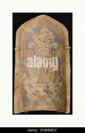 Art inspiré par l'élément d'un Squinch stalactite (Muqarnas), 10th siècle, excavé en Iran, Nishapur, stuc; Peint, H. 11 1/4 po. (28,6 cm), stuc, probablement partie à l'origine d'un muqarnas, ou stalactite squach, ce muqarnas et d'autres éléments auraient été empilés, dans, les œuvres classiques modernisées par Artotop avec un peu de modernité. Formes, couleur et valeur, impact visuel accrocheur sur l'art émotions par la liberté d'œuvres d'art d'une manière contemporaine. Un message intemporel qui cherche une nouvelle direction créative. Artistes qui se tournent vers le support numérique et créent le NFT Artotop Banque D'Images